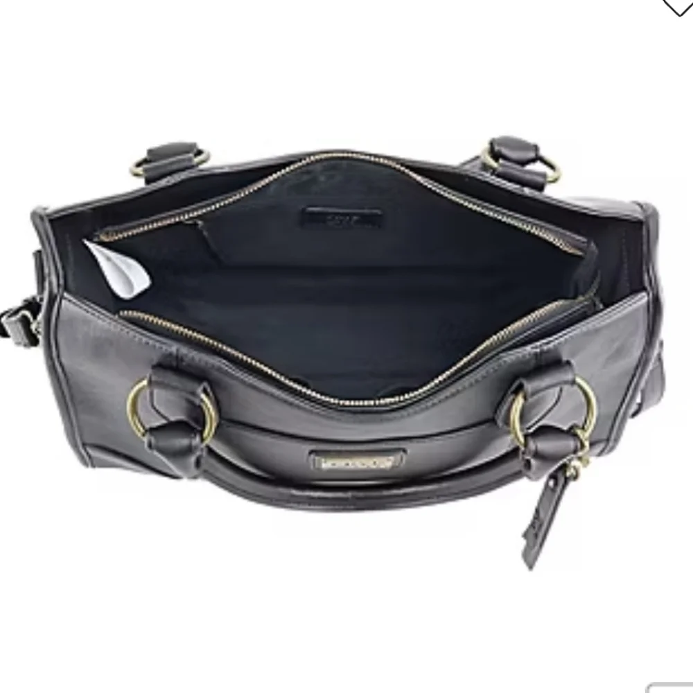 Frye and Co. black Core Satchel NWOT Shoulder Bag - Picture 3 of 11